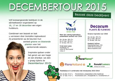 Uitnodiging Decembertour Uitnodiging Decembertour